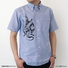 高橋葉介「偽悪天使」オックスフォードシャツの着用例。