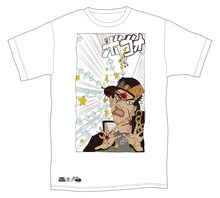 タワーレコードで「ジョジョの奇妙な冒険 スターダストクルセイダース エジプト編」のBlu-ray全巻を購入すると、進呈されるオリジナルTシャツ。(c)荒木飛呂彦&LUCKY LAND COMMUNICATIONS/集英社・ジョジョの奇妙な冒険 SC 製作委員会