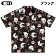 「ヤング ブラック・ジャック」間黒男×ピノコ×ヒョウタンツギ アロハシャツ[ブラック]