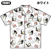 「ヤング ブラック・ジャック」間黒男×ピノコ×ヒョウタンツギ アロハシャツ[ホワイト]