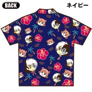 「ヤング ブラック・ジャック」間黒男×ピノコ アロハシャツ[ネイビー]