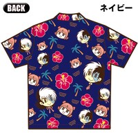 「ヤング ブラック・ジャック」間黒男×ピノコ アロハシャツ[ネイビー]