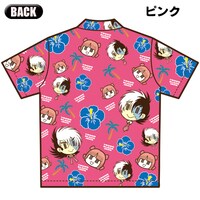 「ヤング ブラック・ジャック」間黒男×ピノコ アロハシャツ[ピンク]