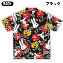 「弱虫ペダル」アニマル柄MIXアロハシャツ[ブラック]