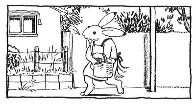 こうの史代「ギガタウン ―漫符図譜―」の1コマ。