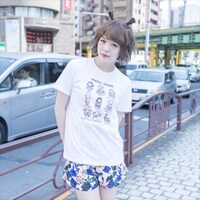 うさくんがイラストを手がけたパンチラTシャツ。