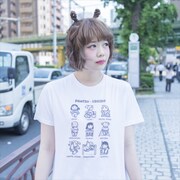 うさくんがイラストを手がけたパンチラTシャツ。