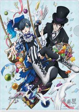 H賞：レターセットのクリアファイルの1種。(c)枢やな/スクウェアエニックス ・ 黒執事Project ・ MBS