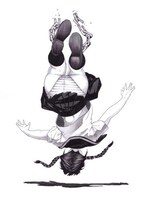 大野そらのパンチライラスト。