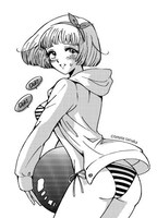 田中てててのパンチライラスト。