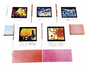 「長編冒険漫画 鉄腕アトム ［1958-60・復刻版］」4～8巻の裏表紙のイメージ。