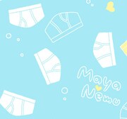 ブリーフ型ポーチの内側にあしらわれたイラスト。