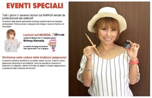 「ミラノマンガフェスティバル2015」に、特別講師として招待された浜田ブリトニー。