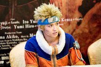 うずまきナルト役の松岡広大。(c)岸本斉史 スコット/集英社 (c)ライブ・スペクタクル「NARUTO-ナルト-」製作委員会 2015　撮影：Nicole Quek