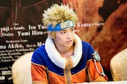 うずまきナルト役の松岡広大。(c)岸本斉史 スコット/集英社 (c)ライブ・スペクタクル「NARUTO-ナルト-」製作委員会 2015 撮影:Nicole Quek