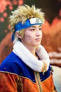 うずまきナルト役の松岡広大。(c)岸本斉史 スコット/集英社 (c)ライブ・スペクタクル「NARUTO-ナルト-」製作委員会 2015 撮影:Nicole Quek