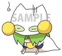 LINEスタンプ「デ・ジ・キャラット」より。(c)BROCCOLI Illust.Koge-Donbo*