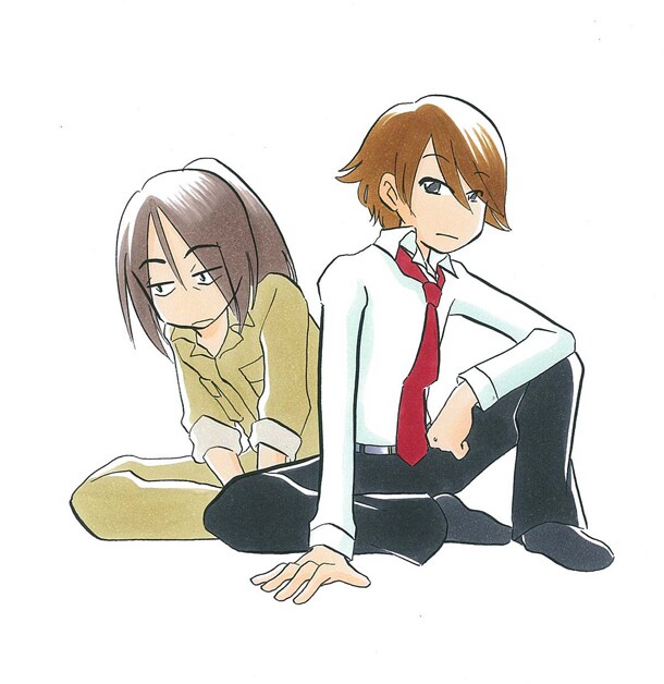 むんこ「春と秋について」カット。