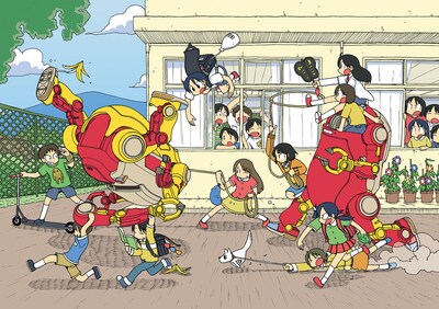 「メカトロウィーゴ No.01 “あか＆きいろ”」のパッケージ。(c)MODERHYTHM/Kazushi Kobayashi