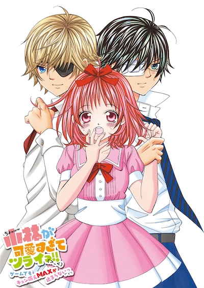 ゲーム「小林が可愛すぎてツライっ!!ゲームでもキュン萌えMAXが止まらないっ(*´ェ`*)」パッケージイラスト (c)池山田剛／小学館 (c)Happinet