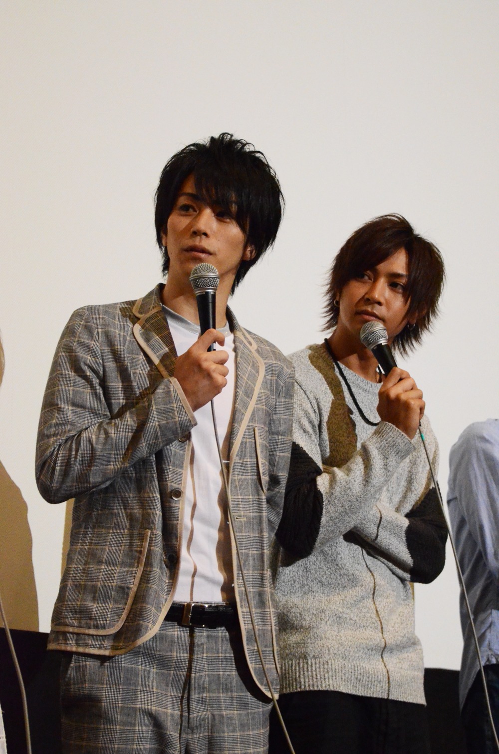 （左から）廣瀬智紀、山田ジェームス武。