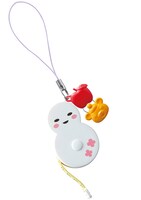 「3月のライオン チクチク手芸マスコット」の「メジャーとボタン」。