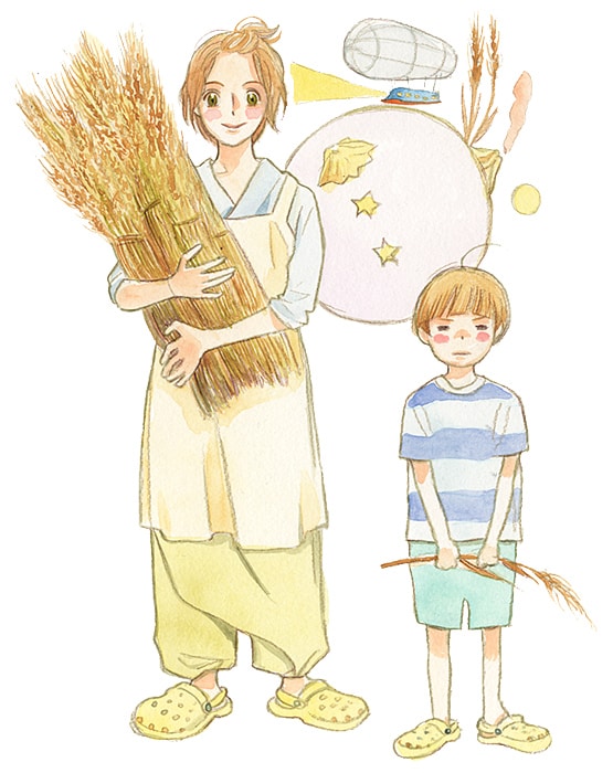 鳥野しの「麦の惑星」カラーカット