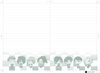 ジョイポリス限定で販売される「B5ノート 」の中ページ。(c)諫山創・講談社/「進撃の巨人」製作委員会