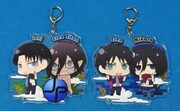 ジョイポリス限定で販売される「デカアクリルキーホルダー」の一部。(c)諫山創・講談社/「進撃の巨人」製作委員会