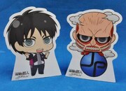 「進撃の巨人」の世界観が楽しめるカーニバルゲームの景品「ミニスタンドPOP」の一部(6月・7月限定景品)。(c)諫山創・講談社/「進撃の巨人」製作委員会