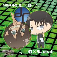 ジョイポリス館内の対象アトラクションや、カーニバルゲームで遊んでスタンプを集めると、オリジナルグッズが当たる抽選会に参加できる。画像は景品のミニタオルの1種。(c)諫山創・講談社/「進撃の巨人」製作委員会