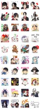 アニメ「鬼灯の冷徹」のLINEスタンプ。(c)江口夏実・講談社/鬼灯の冷徹製作委員会