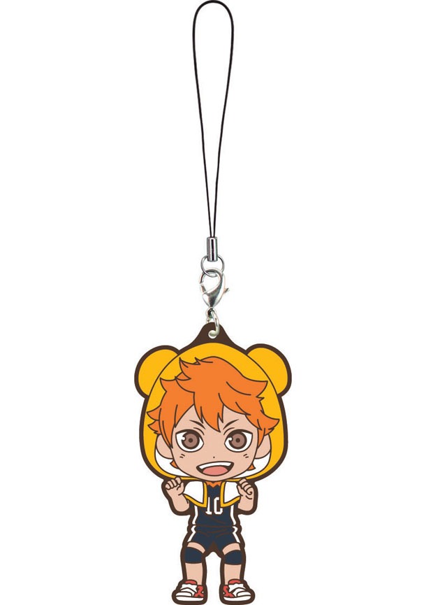 I賞「ラバーストラップ」の1種。(c)古舘春一／集英社・「ハイキュー!!」製作委員会・MBS BE@RBRICK TM & (c)2001-2015 MEDICOM TOY CORPORATION. All rights reserved.
