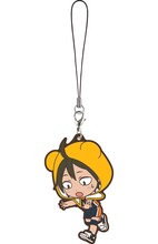 I賞「ラバーストラップ」の1種。(c)古舘春一／集英社・「ハイキュー!!」製作委員会・MBS BE@RBRICK TM & (c)2001-2015 MEDICOM TOY CORPORATION. All rights reserved.