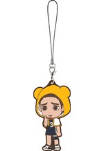 I賞「ラバーストラップ」の1種。(c)古舘春一／集英社・「ハイキュー!!」製作委員会・MBS BE@RBRICK TM & (c)2001-2015 MEDICOM TOY CORPORATION. All rights reserved.