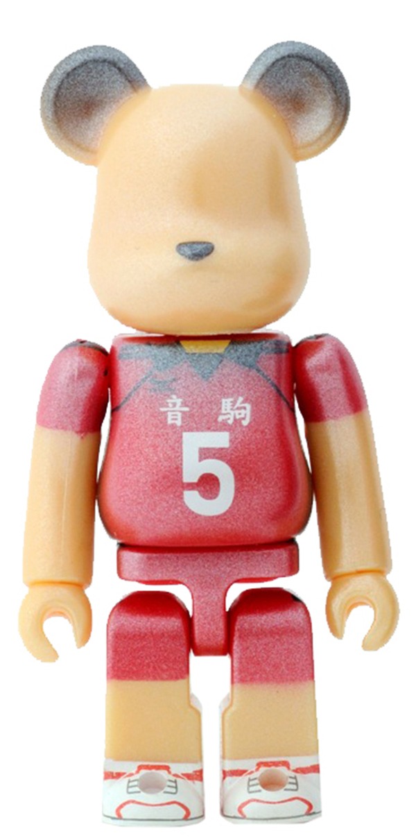 ラストワン賞「スペシャルベアブリックセット」の1種。(c)古舘春一／集英社・「ハイキュー!!」製作委員会・MBS BE@RBRICK TM & (c)2001-2015 MEDICOM TOY CORPORATION. All rights reserved.