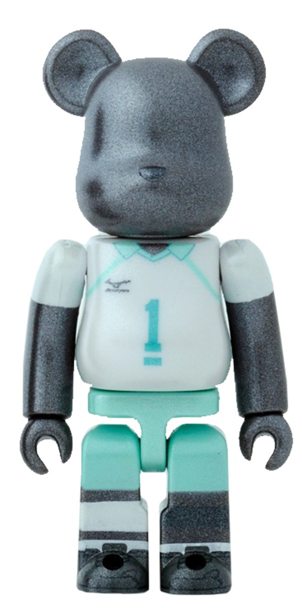 ラストワン賞「スペシャルベアブリックセット」の1種。(c)古舘春一／集英社・「ハイキュー!!」製作委員会・MBS BE@RBRICK TM & (c)2001-2015 MEDICOM TOY CORPORATION. All rights reserved.