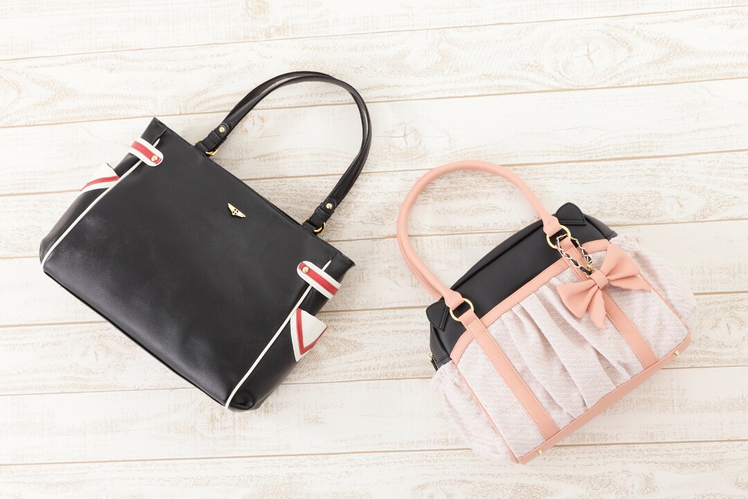 「CCさくら」友枝小の制服、猫耳コスチュームをデザインしたバッグ