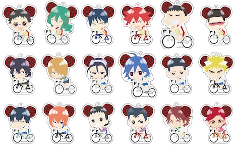 「劇場版 弱虫ペダルシークレットクリアアクリルキーホルダー」（C)PARCO CO.LTD（C)渡辺航（週刊少年チャンピオン）劇場版弱虫ペダル製作委員会