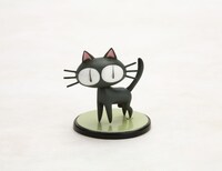 「ARTFX J ヴァッシュ・ザ・スタンピード」に付属する黒猫様のミニフィギュア。(c)内藤泰弘・少年画報社／トライガン製作委員会