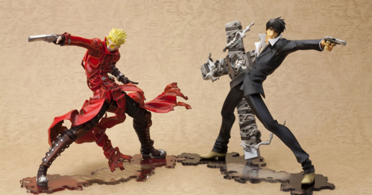 トライガン」銃構えたヴァッシュとニコラスのフィギュア再販 