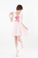 「変形衿セーラーOP ワンピース 美少女戦士セーラームーンCrystal」ピンク (c)武内直子・PNP・講談社・東映アニメー ション