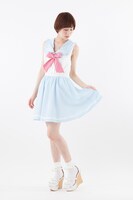 「変形衿セーラーOP ワンピース 美少女戦士セーラームーンCrystal」ブルー (c)武内直子・PNP・講談社・東映アニメー ション