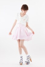 「オリジナル柄ストライプスカート　美少女戦士セーラームーンCrystal」ピンク(c)武内直子・PNP・講談社・東映アニメー ション