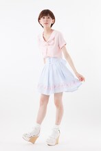 「オリジナル柄ストライプスカート　美少女戦士セーラームーンCrystal」ブルー (c)武内直子・PNP・講談社・東映アニメー ション