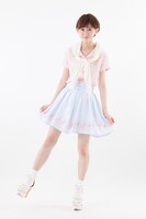 「セーラーブラウス シャツ 美少女戦士セーラームーンCrystal」ピンク (c)武内直子・PNP・講談社・東映アニメー ション