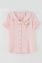 「セーラーブラウス シャツ 美少女戦士セーラームーンCrystal」ピンク (c)武内直子・PNP・講談社・東映アニメー ション