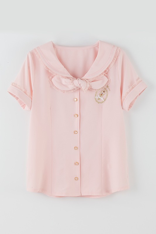 「セーラーブラウス シャツ 美少女戦士セーラームーンCrystal」ピンク (c)武内直子・PNP・講談社・東映アニメー ション