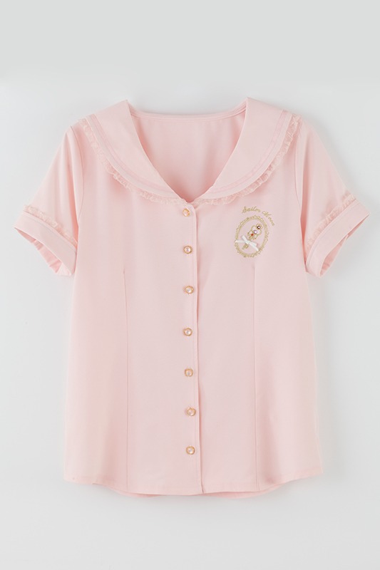 「セーラーブラウス シャツ 美少女戦士セーラームーンCrystal」ピンク (c)武内直子・PNP・講談社・東映アニメー ション