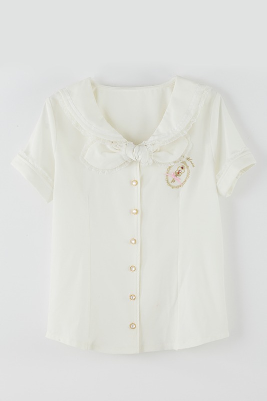 「セーラーブラウス シャツ 美少女戦士セーラームーンCrystal」ホワイト (c)武内直子・PNP・講談社・東映アニメー ション